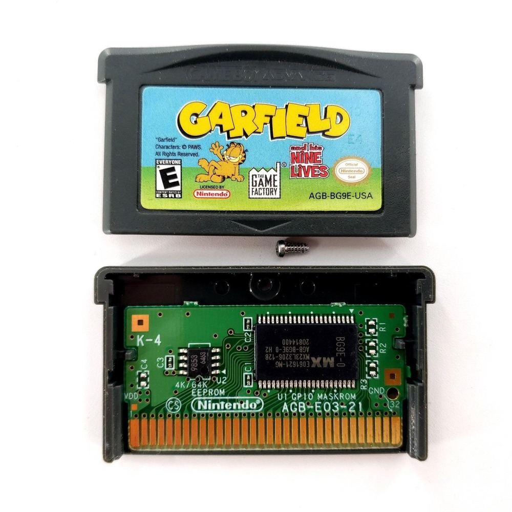 Garfield and His Nine Lives (Nintendo Game Boy Advance, 2006) Authentic Tested